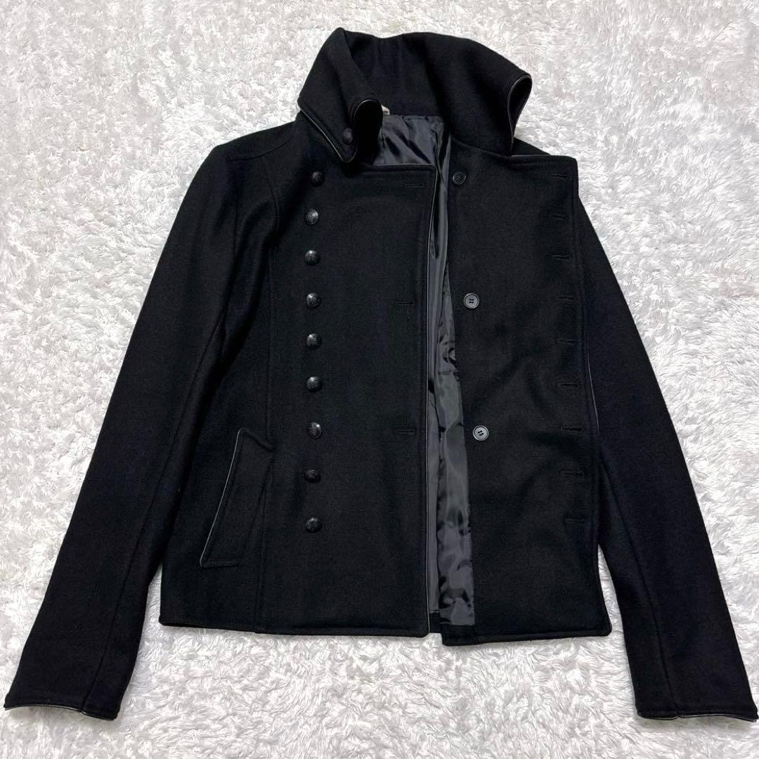 美品✨ 00s y2k archive ナポレオンジャケット 黒ウール お兄 M - メルカリ