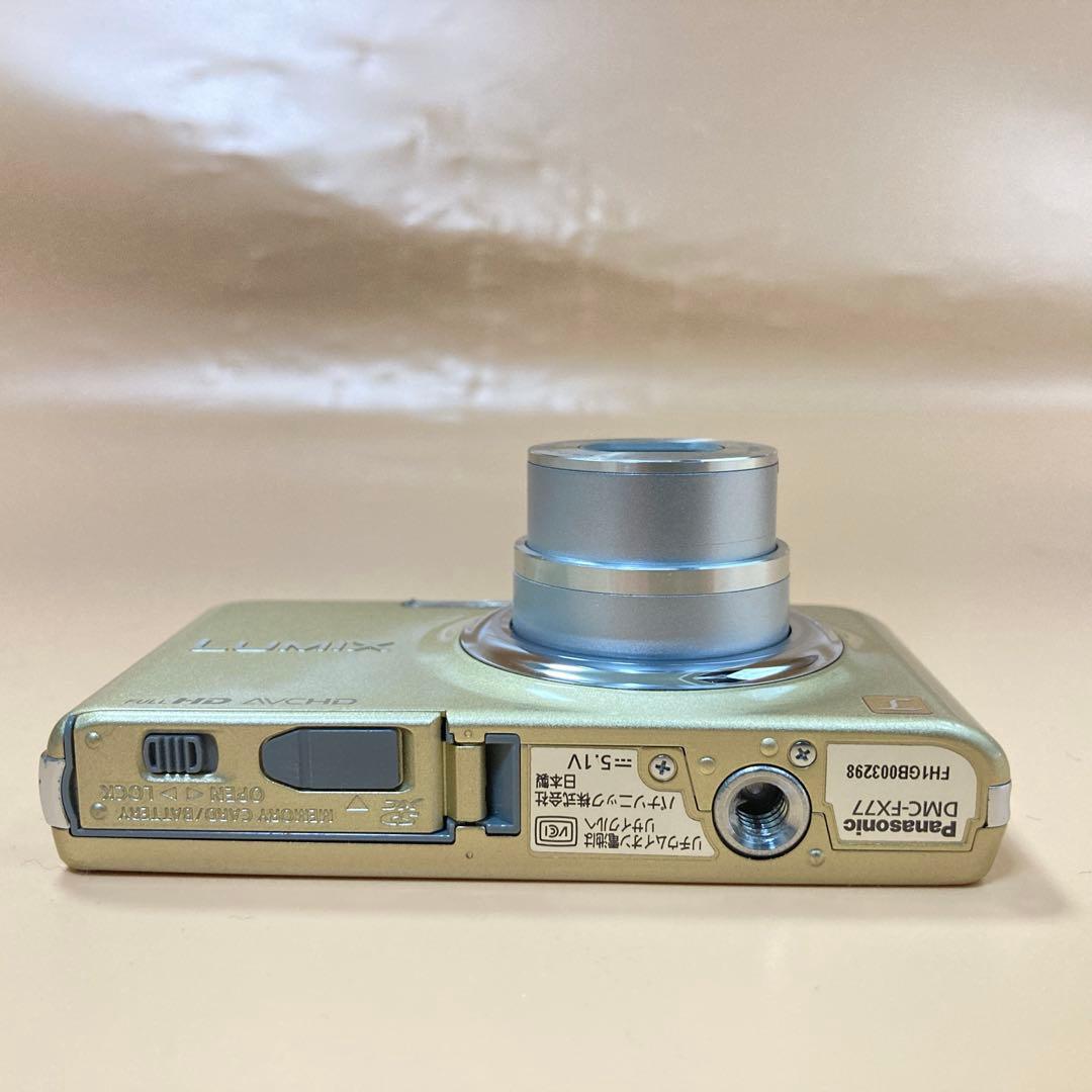 □スマホ転送 パナソニック デジカメ LUMIX DMC-FX77 SDカード付