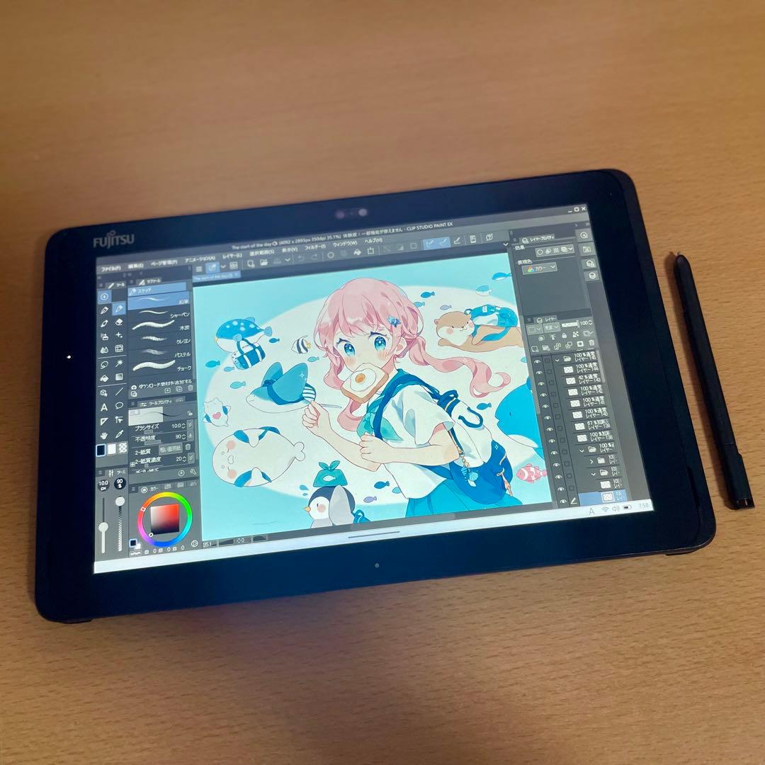 ◽️富士通 筆圧2048段階 お絵描きタブレット 128GB Windows11 - メルカリ