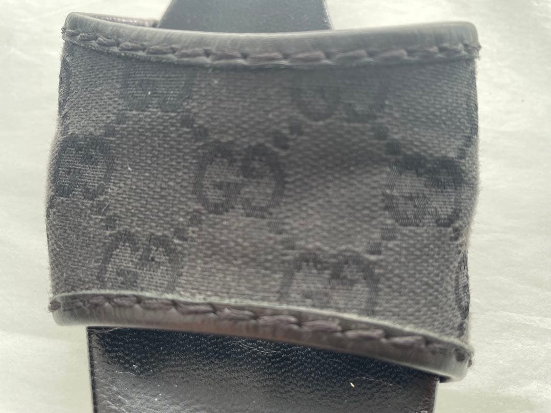 GUCCI グッチ ミュール GG柄 ブラック サンダル 箱袋付き - 靴ファッション