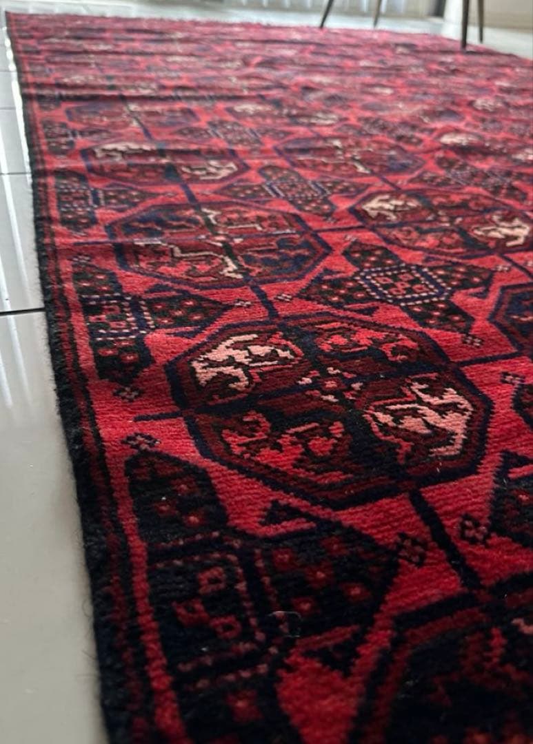 242×142 大判 ヴィンテージラグ トルクメンラグ - メルカリ