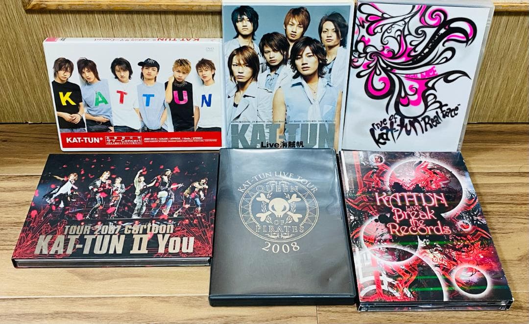 KAT-TUN 6人時代 ライブ DVD 6点セット 初回限定盤 - メルカリ