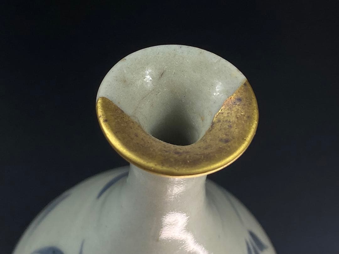 初期古伊万里 徳利 染付 傷有 金継ぎ 参考品 時代品 高16cm - メルカリ