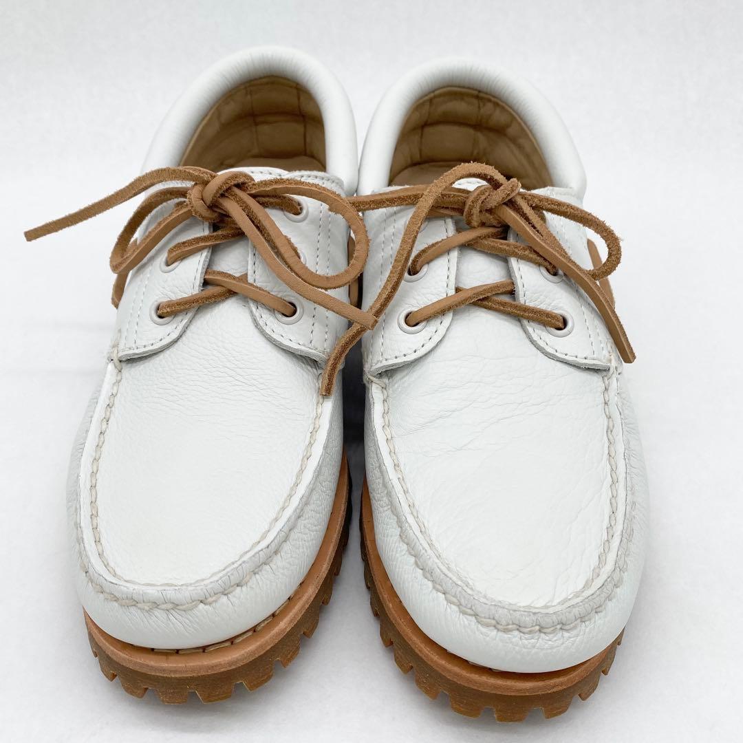 A16172 美品 ティンバーランド 3アイクラシックラグ 白 26 - メルカリ