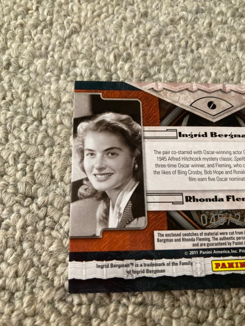 【希少品】ハリウッド女優の衣装カード