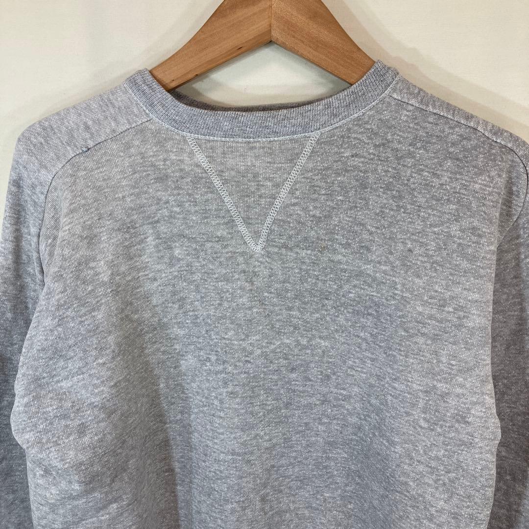 50's BRENT ブレント 前Vフリーダムスリーブスウェット 平行四辺形タグ