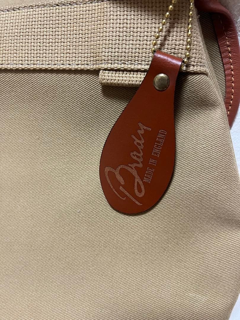 ブレディ Brady AVON ショルダー バック ベージュ キャンバス バッグ