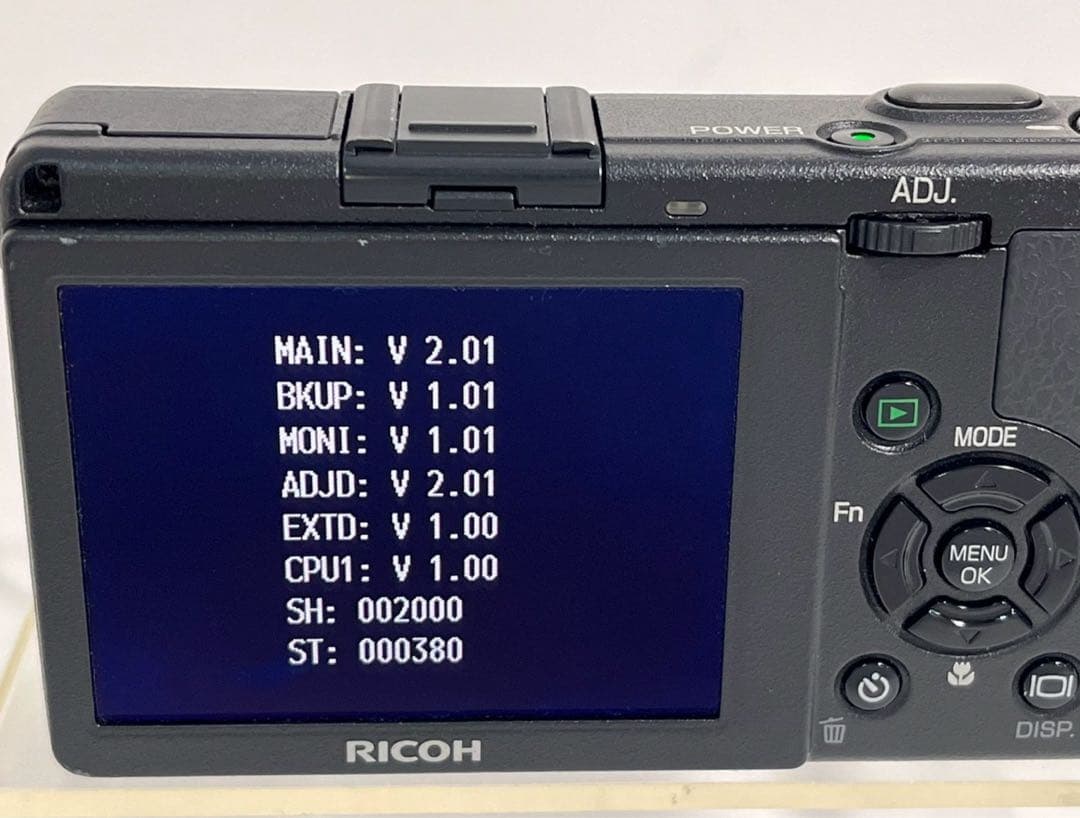 Ricoh GR DIGITAL Ⅱショット回数2000