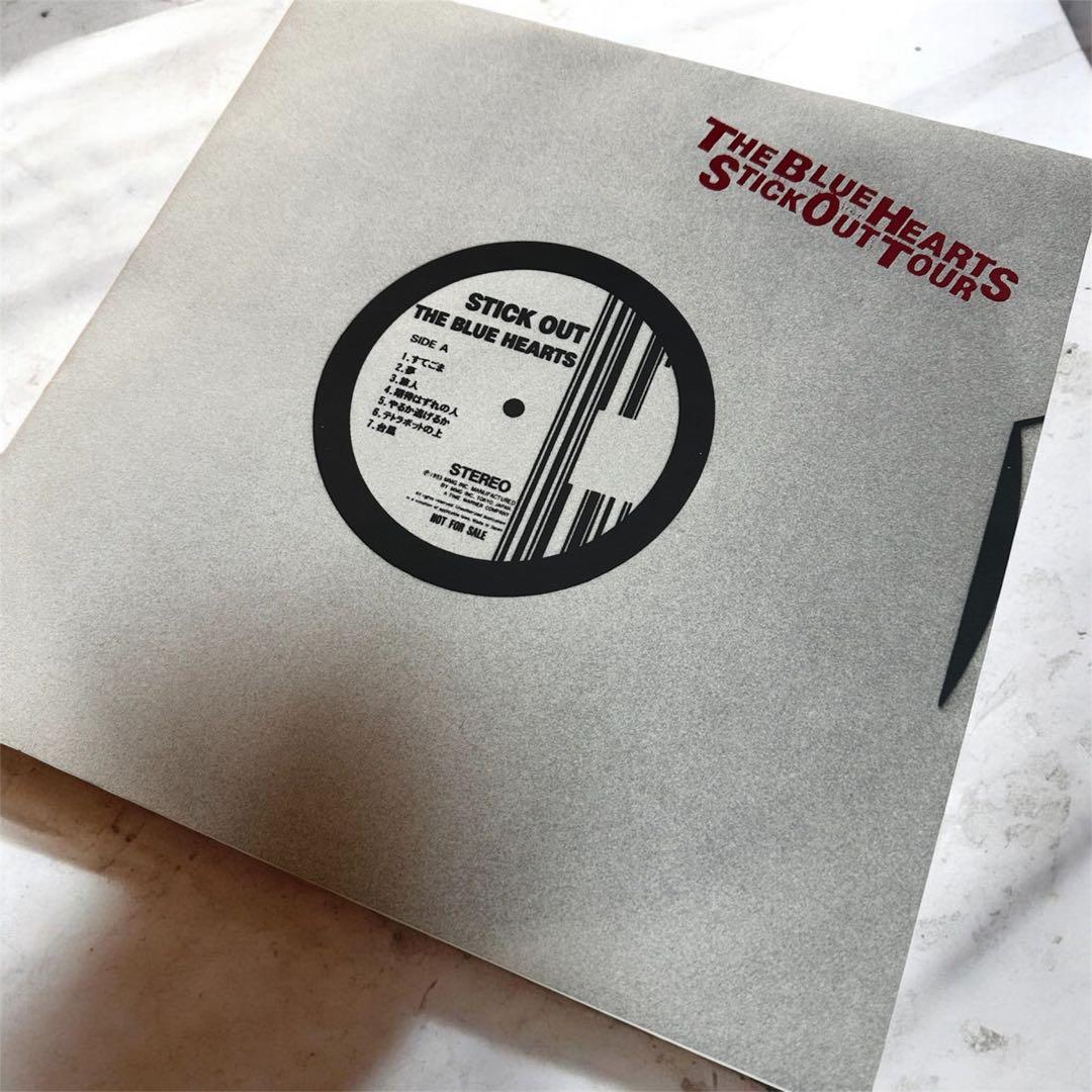 THE BLUE HEARTS ブルーハーツ1989ツアーブックLPサイズ当時物 - メルカリ