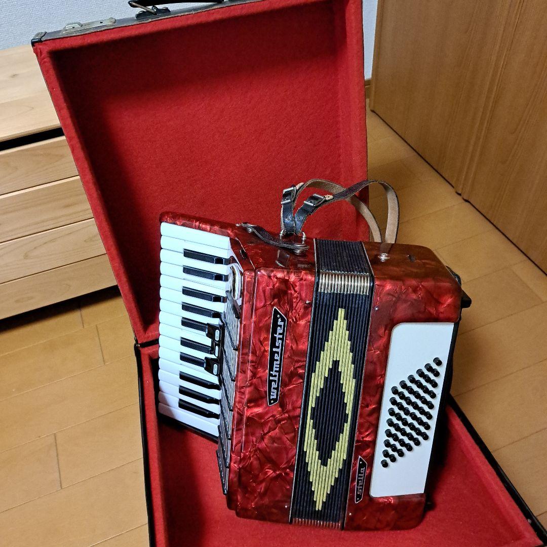 weltmeister stella アコーディオン 赤色ケース付 - メルカリ