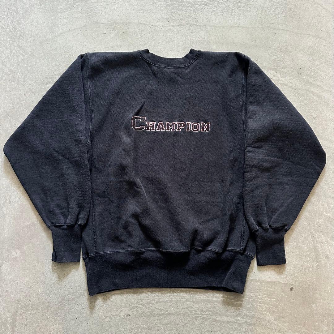 90s リバースウィーブ 希少ブラック 刺繍タグメキシコ製 - メルカリ