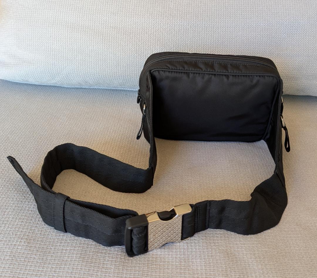 T*A様 PRADA 2VL001 プラダ ウエストポーチ ボディバッグ ブラッ
