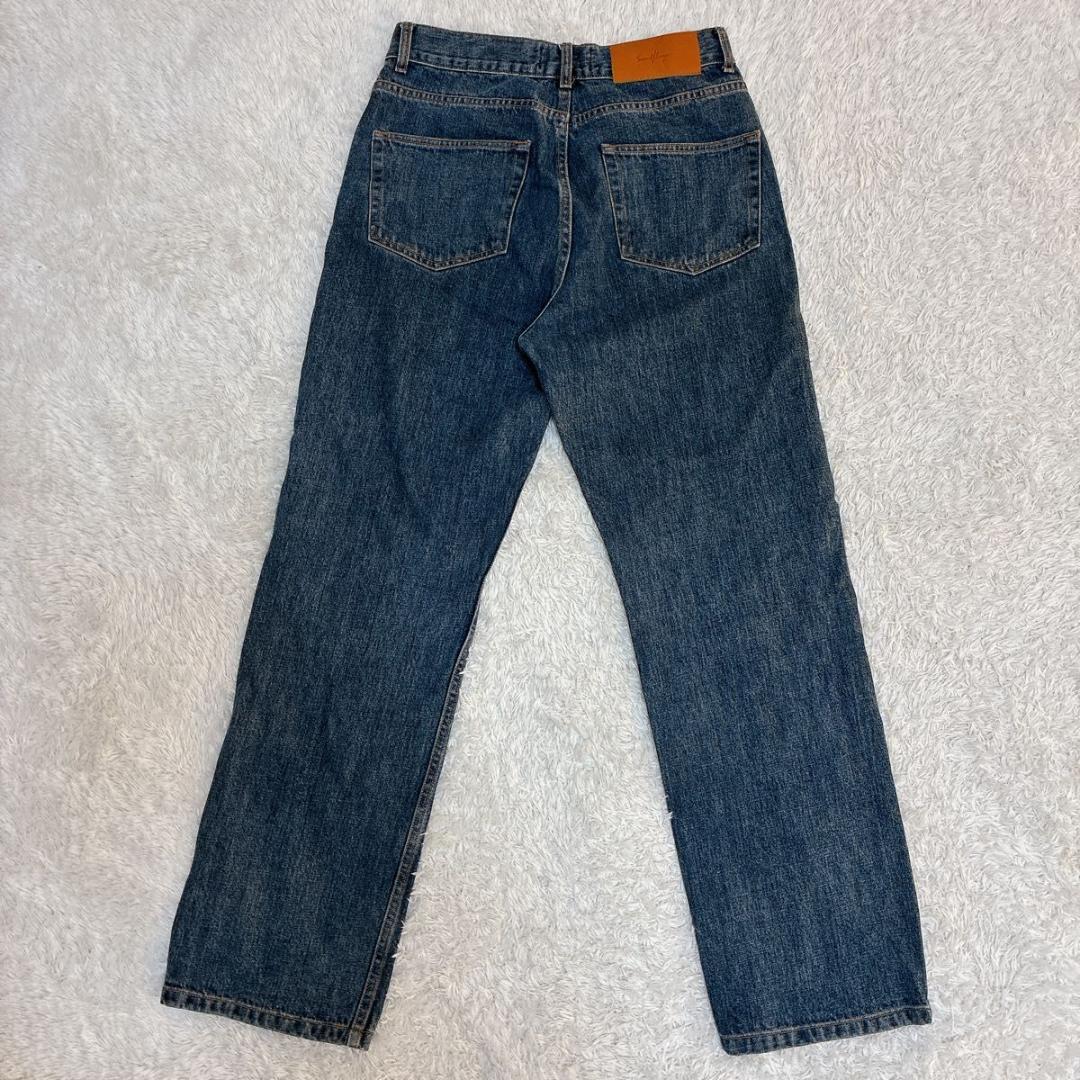 良品】セカンドレイヤー デニムパンツ インディゴブルー サイズ44