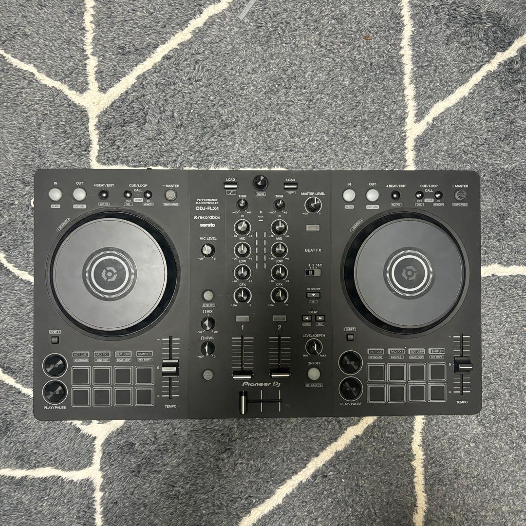 Pioneer DJ DJ FLX4 コントローラー DDJ-FLX4 - マルチアプリ対応2ch DJコントローラー (Black)
