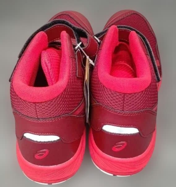 ASICS 赤 ハイカット 安全靴 　26.5cm