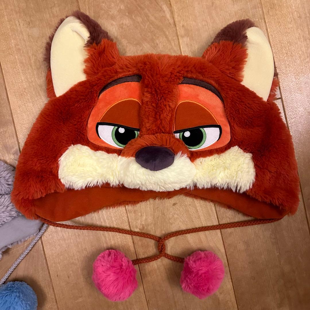 ディズニー ファンキャップ ニック ジュディ ズートピア 2点セット