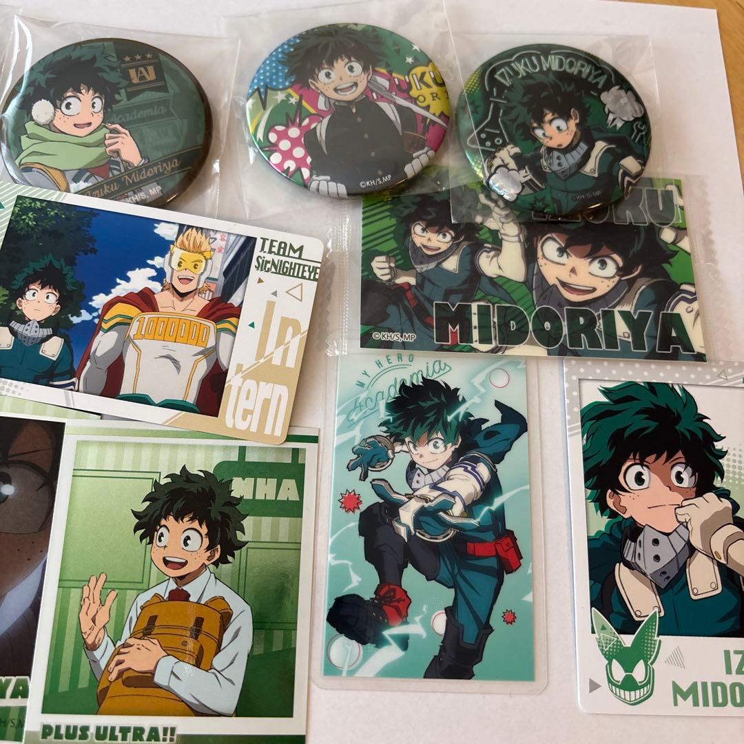 緑谷出久 バッジ・ステッカーセット - メルカリ