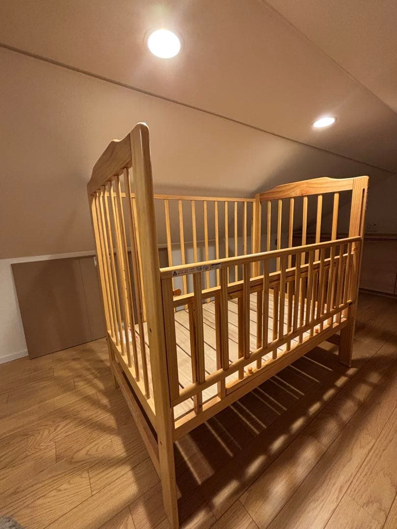 ほぼ新品/実測済】カトージ ハイシート ベビーベッド 02399 欠品なし