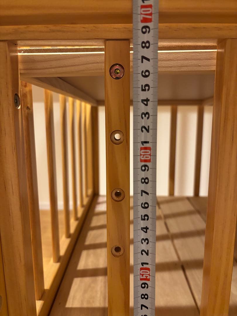 ほぼ新品/実測済】カトージ ハイシート ベビーベッド 02399 欠品なし