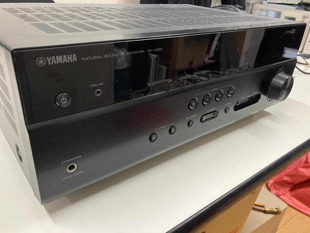 【中古】完動品　YAMAHA AVアンプ　RX-385 Yamaha RX-385 Natural Sound Receiver AV Home Theater Cinema Stereo