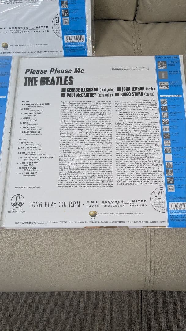 ビートルズ レコード 3枚セット モノラル 一度視聴 - メルカリ