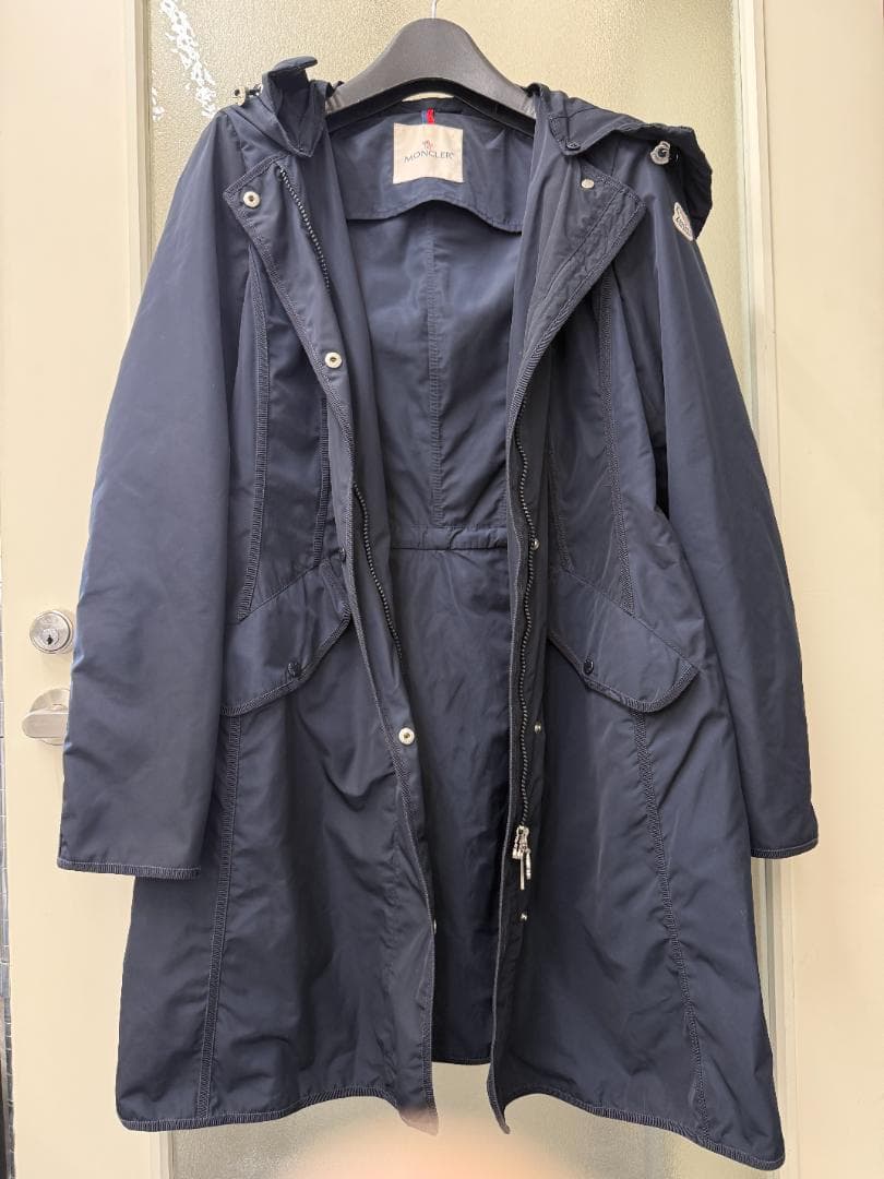 モンクレールArgeline Giubbotto フード付きナイロンコート美品