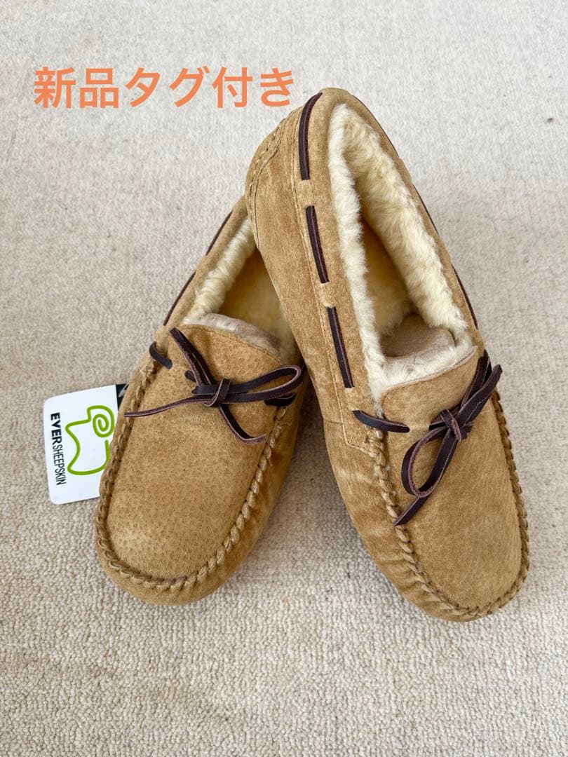 ☆値下げ☆【新品】UGG オーストラリア産シープスキン／モカシンスリッポン UGG Australia（アグオーストラリア） UGG メンズ アグ モカシン