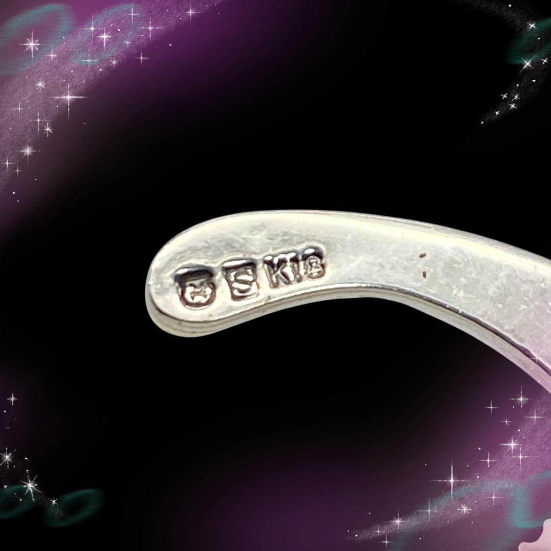 《美品》 ミキモト　パールブローチ　K18　SV925　コンビ