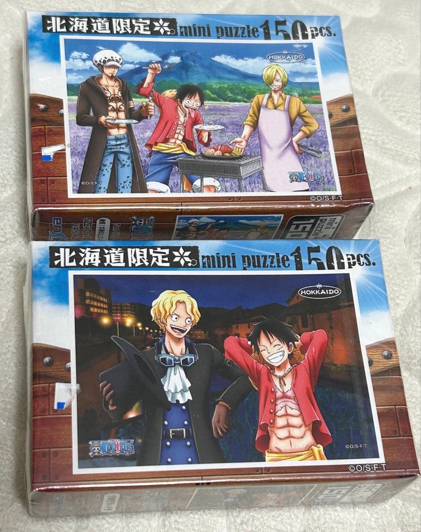未使用】ワンピース ご当地限定 ミニパズル 北海道 2点 - メルカリ