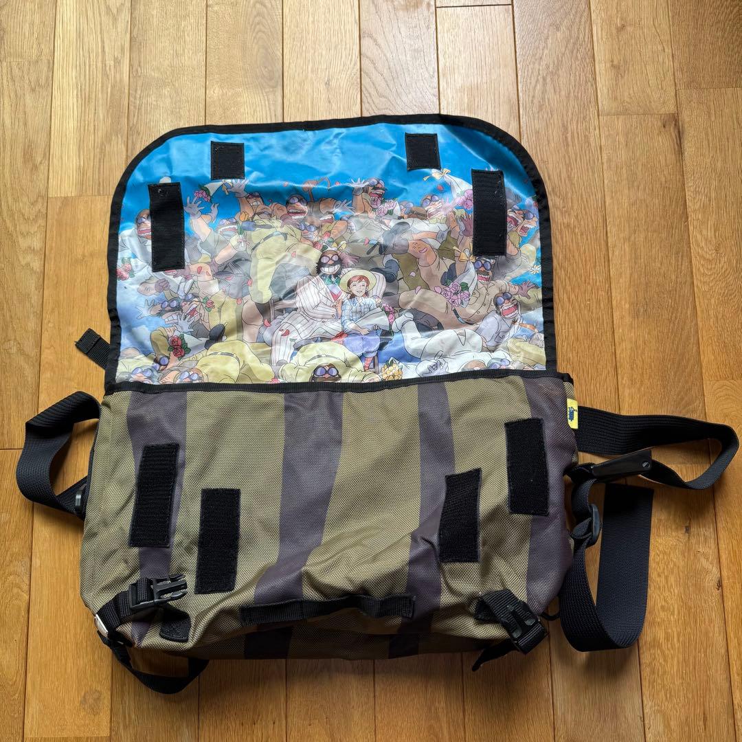 超希少 廃盤 ジブリ美術館限定 紅の豚 メンセンジャーバッグ L