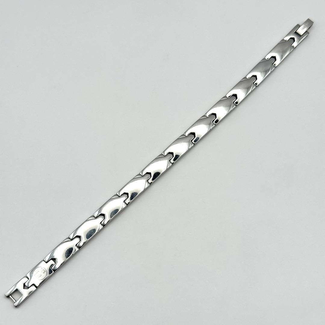 サングリエヨシミ 健康ブレスレット ゲルマニウム チタン シルバー