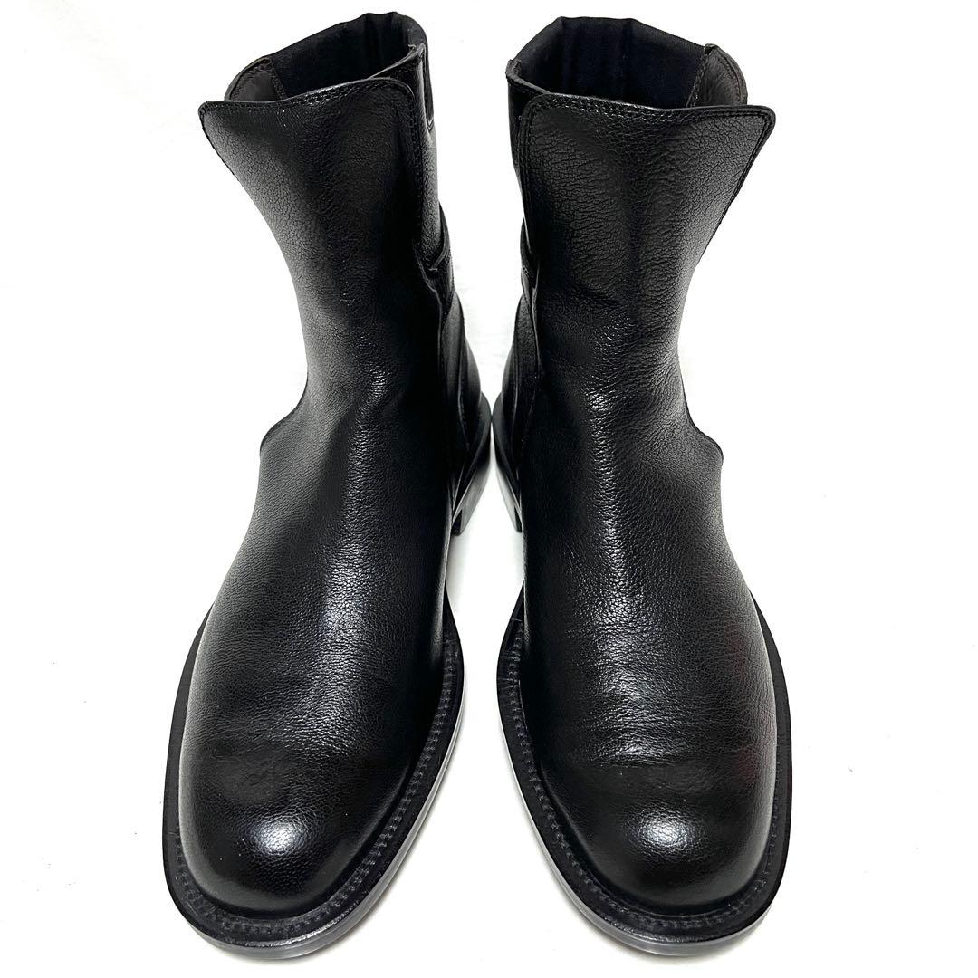 ★美品★GUCCI グッチ★レザーショートブーツ★40.5(25.5cm)★黒★