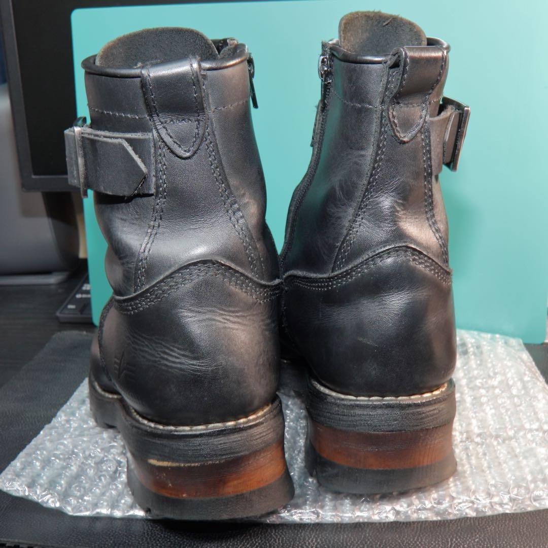 ALPHA INDUSTRIES 本革 バイカーブーツ 70018 26.0cm