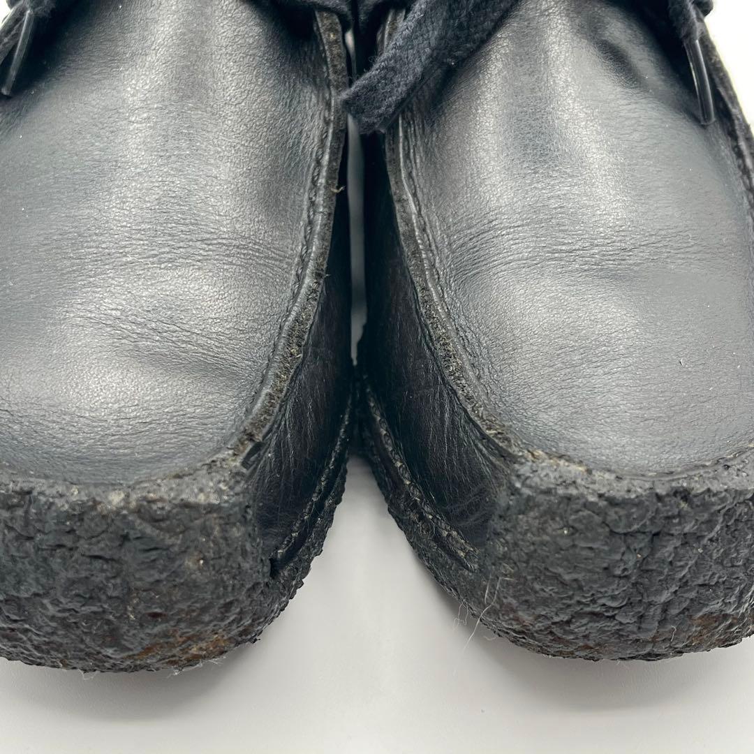 極美品 Clarks クラークス 23.5cm Natalie ワラビー 黒