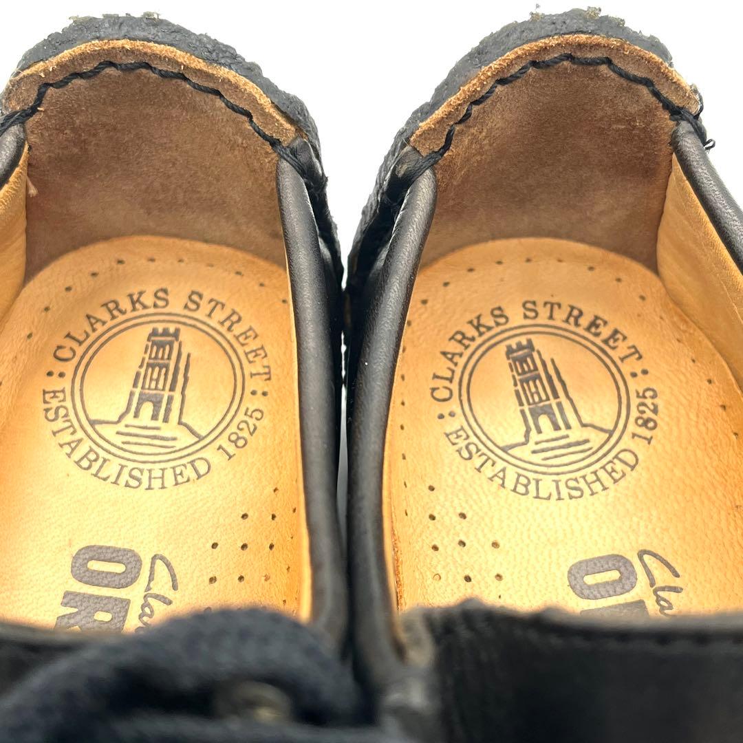 極美品 Clarks クラークス 23.5cm Natalie ワラビー 黒