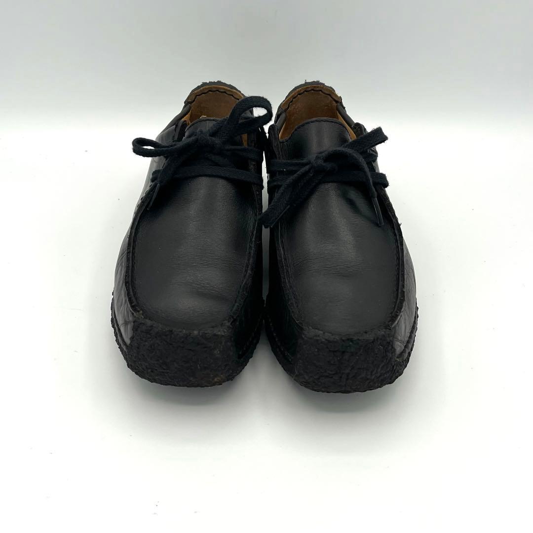 極美品 Clarks クラークス 23.5cm Natalie ワラビー 黒