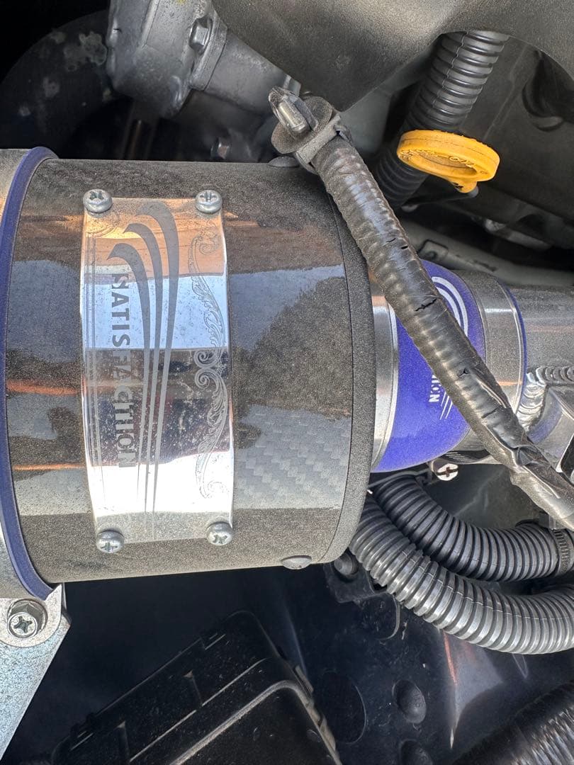 サティスファクション カーボン エアインテーク v36 スカイライン