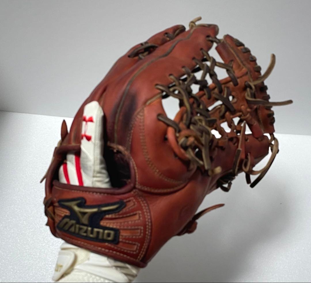 【週末限定値下げ】ミズノ 硬式 外野 グローバルエリート 旧ラベル ミズノプロ 硬式用【ミズノ直営限定／グローバルエリート】ティーンエイジ【オール