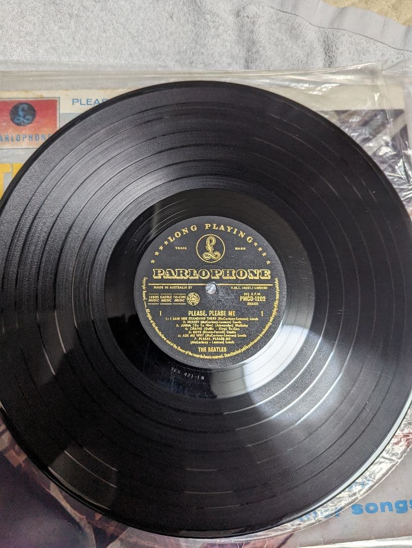 ゴールドパーロフォン オーストラリア盤 モノラル ビートルズプリーズ