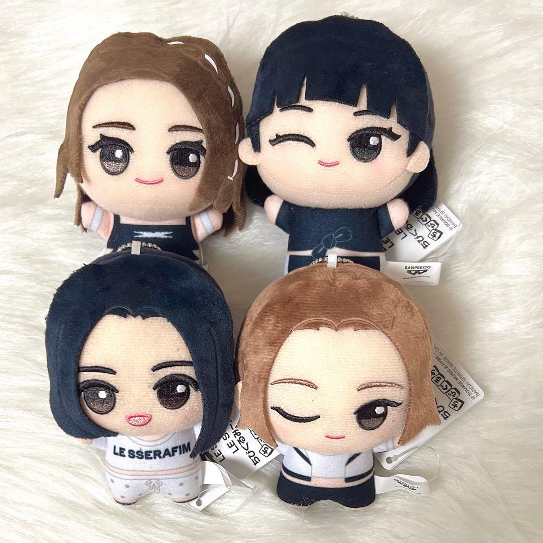 LE SSERAFIM ルセラフィム ちびぐるみ 4種セット - メルカリ