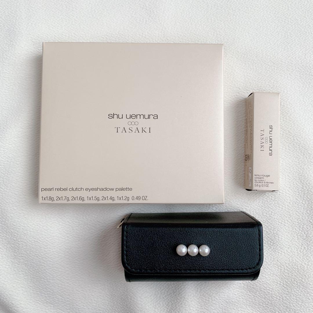 【リングケース付き】shuuemura TASAKI コラボ品セット 2024年ホリデーコレクション情報解禁！「シュウ ウエムラ × TASAKI