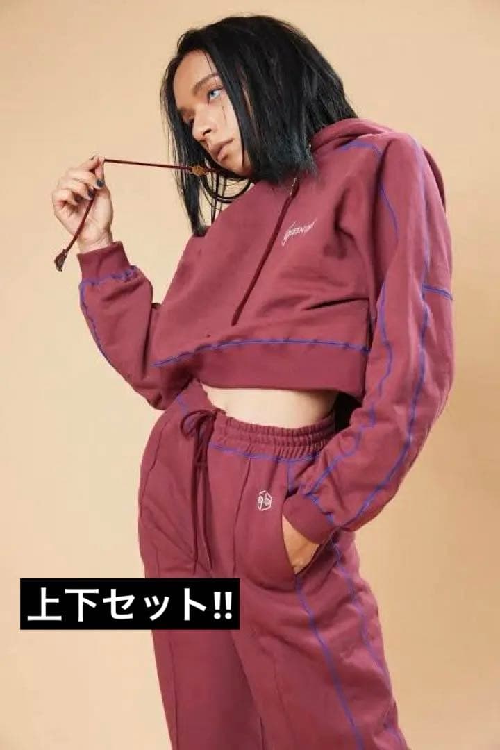 女王蜂 グッズ ジャージ 上下セット Mサイズ 赤 - メルカリ