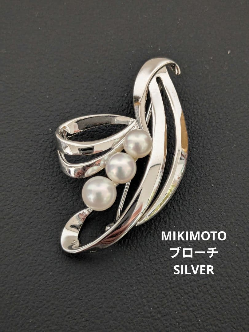 MIKIMOTO パールブローチ S刻印 - メルカリ