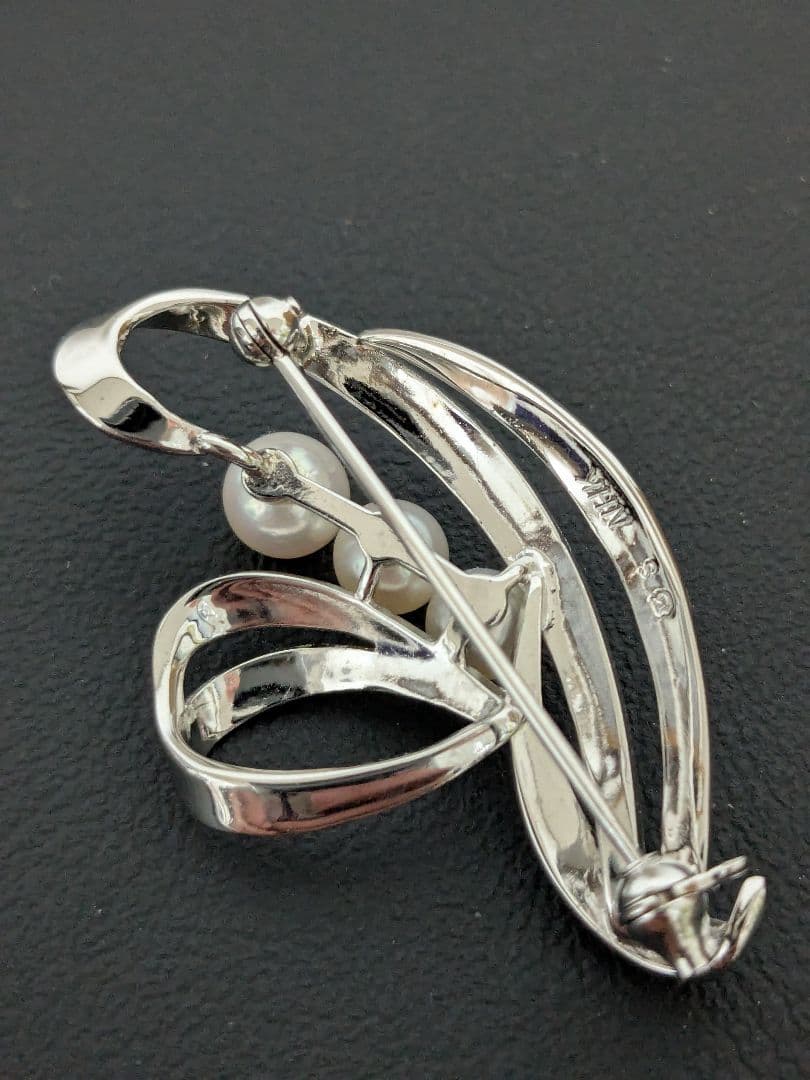 MIKIMOTO パールブローチ S刻印 - メルカリ