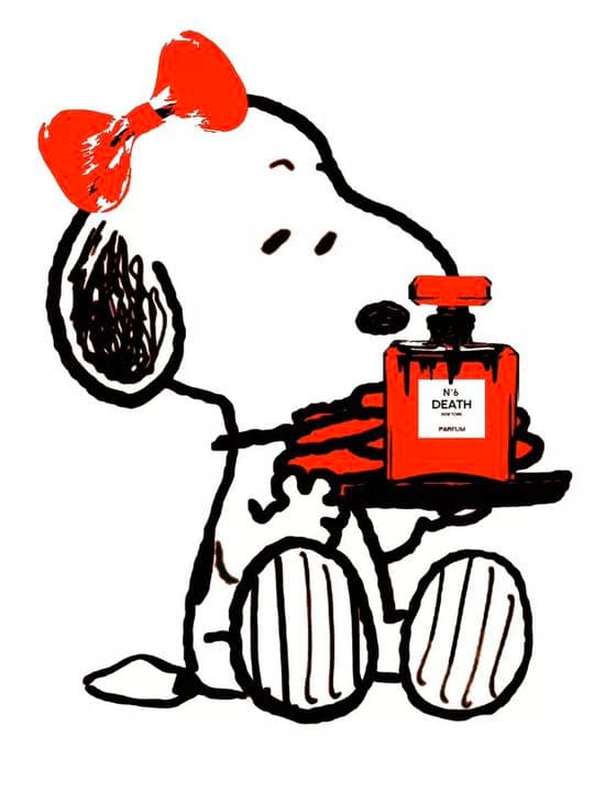 みー様専用 額付き世界100枚限定deathNYCスヌーピーシャネルアート版画