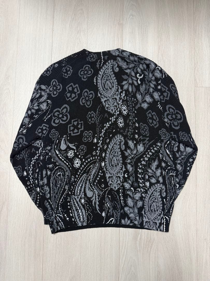 美品 着用回数2回 24ss Printed Paisley Sweater - メルカリ