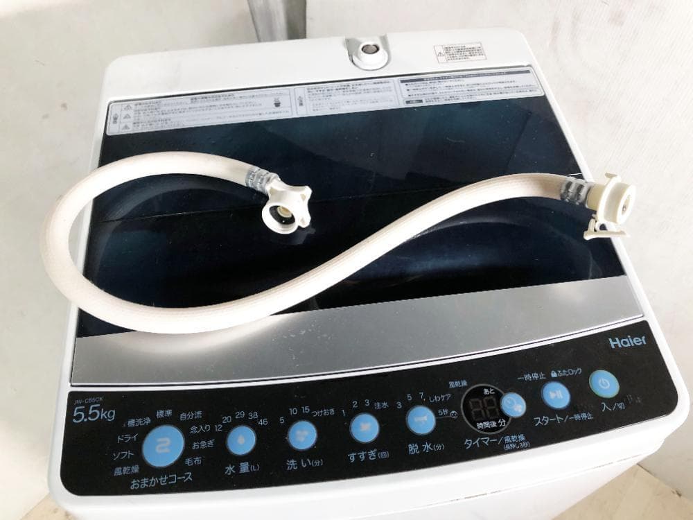 30日迄！Haier☆5.5kg☆洗濯機【JW-C55CK-K】