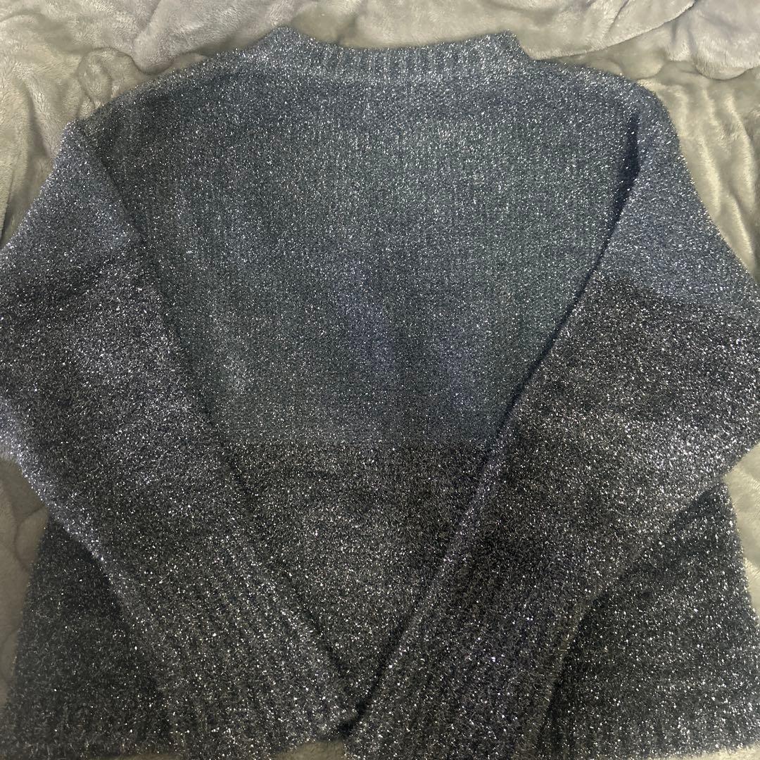 最終値下げ‼️ERL スカルデザイン グレーラメセーター - トップス超 安い