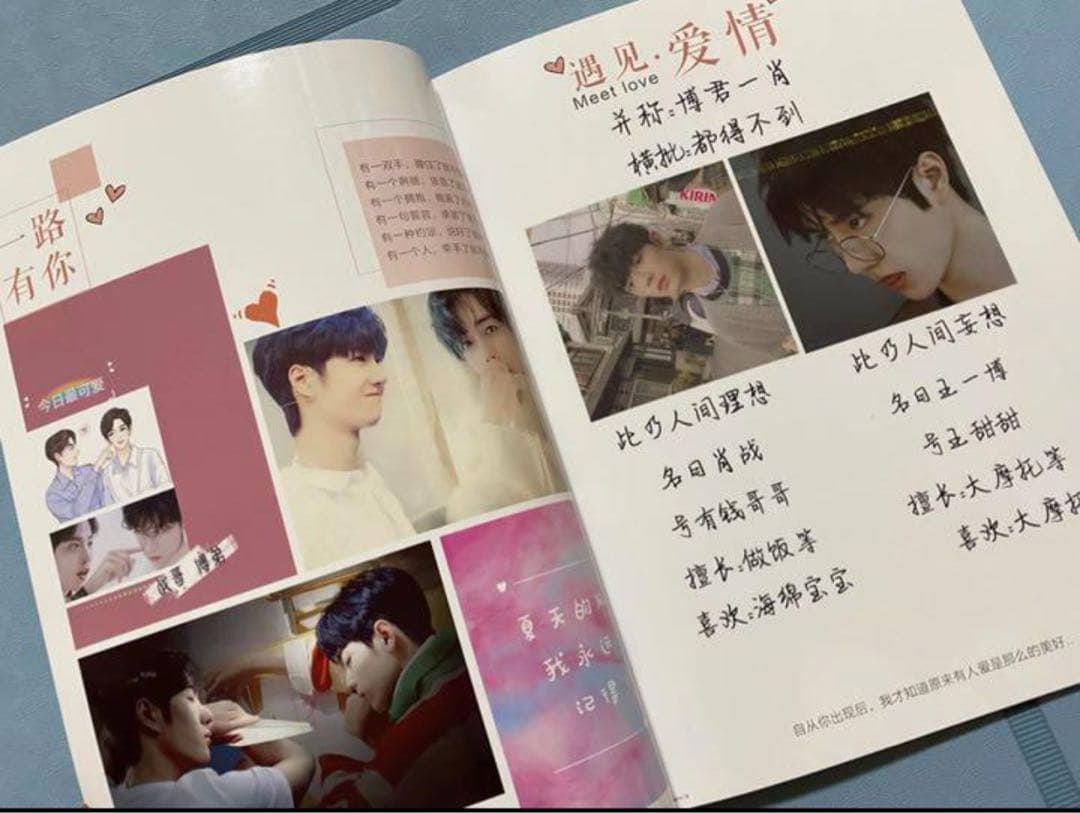 陳情令 博君一肖 【遇见爱情】語録集 肖戦 王一博 - メルカリ