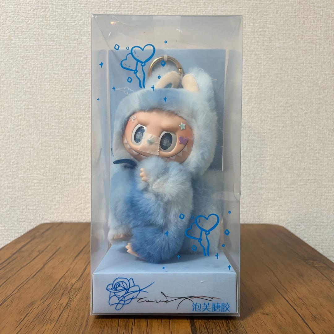 海外限定】ZIMOMO水色LABUBU ラブブぬいぐるみ - メルカリ